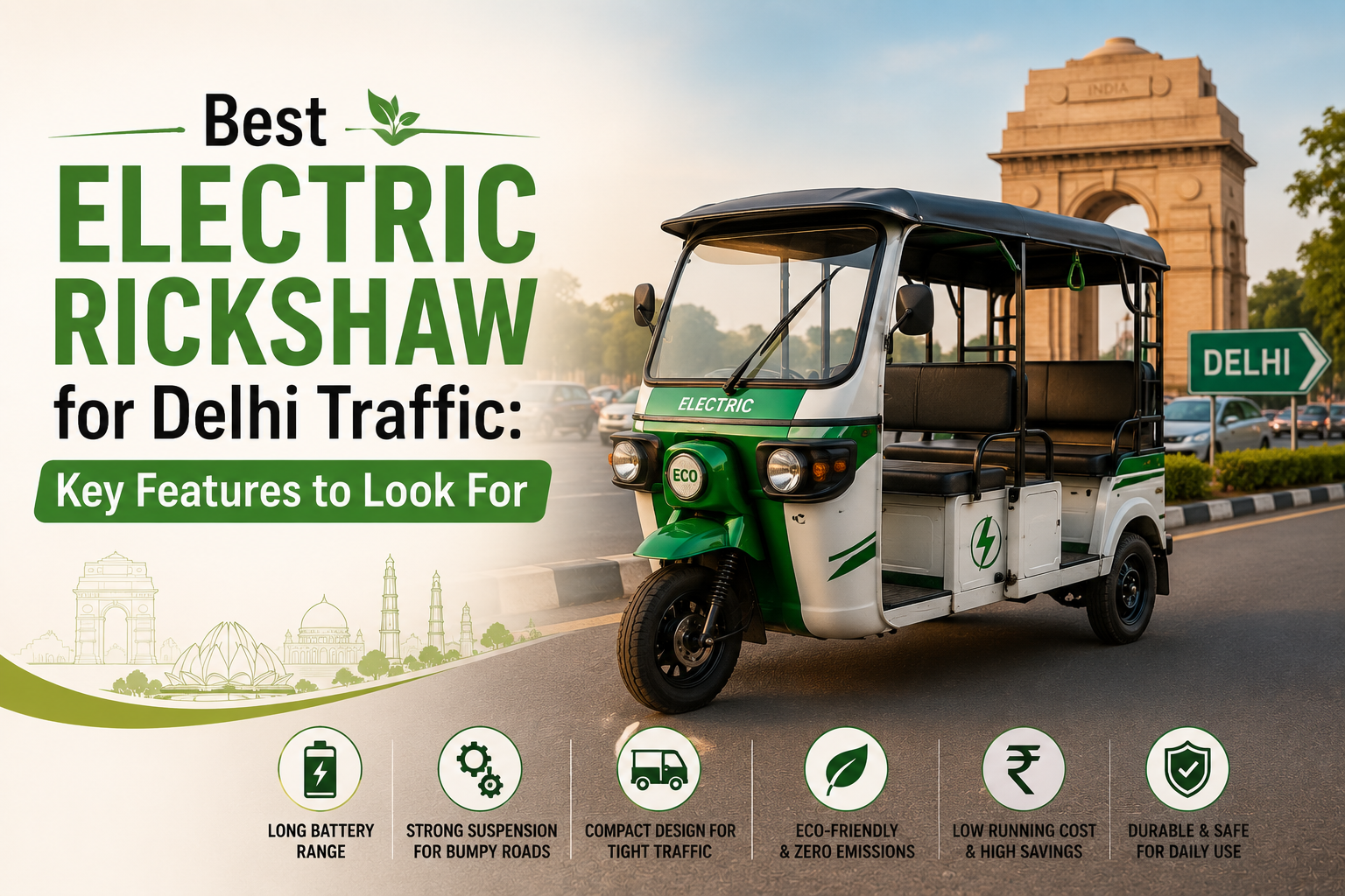 Top Electric Rickshaw Manufacturers in Delhi